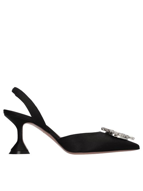 Satin slingback pumps AMINA MUADDI | BEGUM SLING 70NERO